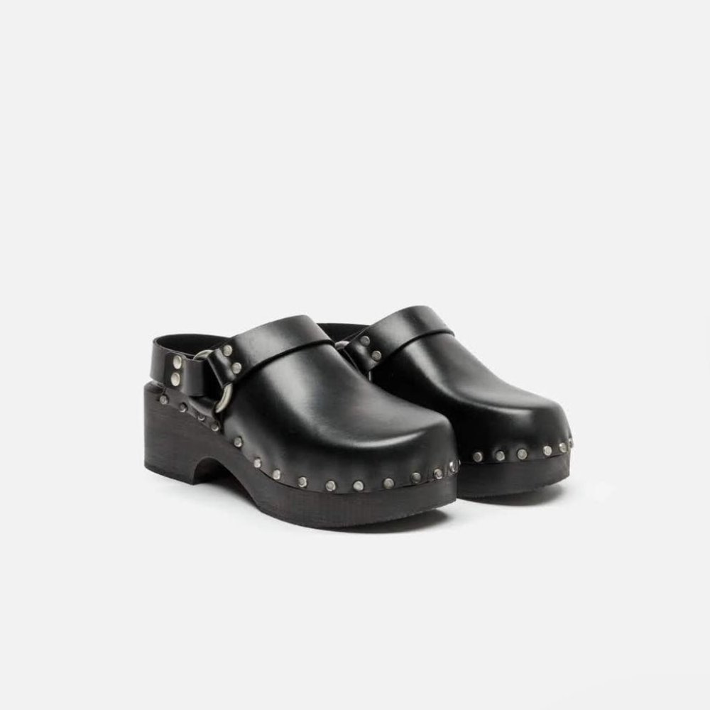Re/Done 70s Studded Slingback Clog
